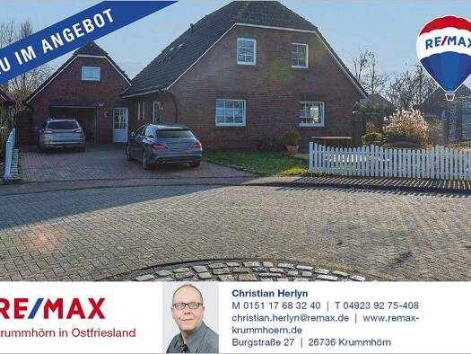 Einfamilienhaus zum Kauf 279.000 € 5 Zimmer 150 m² 805 m² Grundstück Wirdum 26529