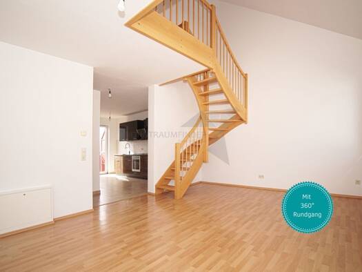 Loft zur Miete 551 € 2 Zimmer 78,8 m² 4. Geschoss Heinrich-Zille-Straße 13 Zentrum Chemnitz / Zentrum 09111