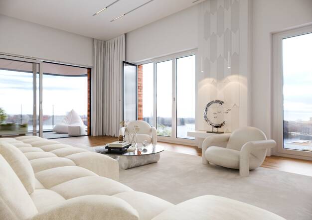 Wohnung zum Kauf - Neubau 1.150.000 € 4 Zimmer 133,7 m² 9. Geschoss Eiswerderstraße 12 Spandau Berlin 13585