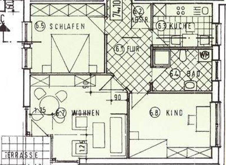 Wohnung zum Kauf 215.000 € 3 Zimmer 74,1 m² Niebüll 25899