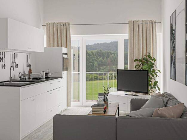 Wohnung zum Kauf - Neubau 314.160 € 2 Zimmer 40,8 m² 2. Geschoss Langengeisling Erding 85435