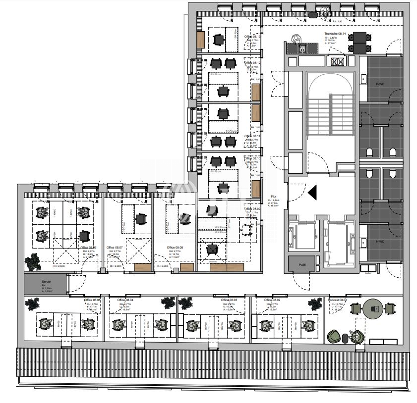 Bürofläche zur Miete 25 € 716,2 m²<br/>Bürofläche Hamburg - Altstadt Hamburg 20095