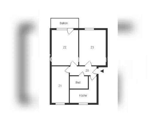 Wohnung zur Miete Tauschwohnung 605 € 3 Zimmer 60 m² 2. Geschoss Kirchsteigfeld Potsdam 14480