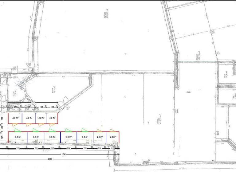 Praxisfläche zur Miete 5,70 € 526 m² Bürofläche teilbar ab 100 m² Trothaer Straße 14 Trotha Halle 06118