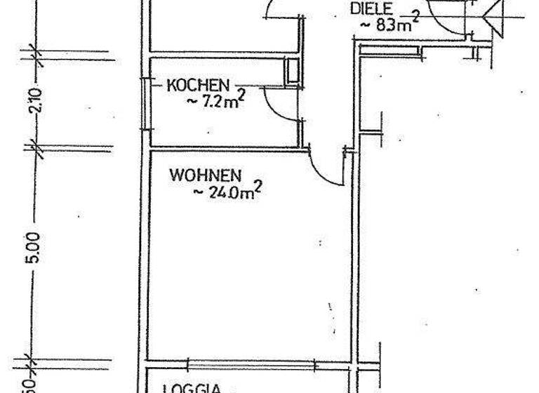 Wohnung zum Kauf 340.000 € 2 Zimmer 64 m² 14. Geschoss Altstadt Frankfurt am Main / Bornheim 60385