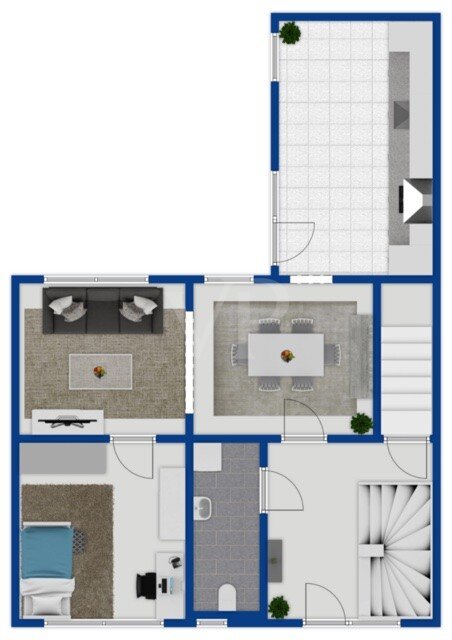 Doppelhaushälfte zum Kauf 349.500 € 5 Zimmer 127,8 m²<br/>Wohnfläche 390 m²<br/>Grundstück ab sofort<br/>Verfügbarkeit Schwartzstraße Bocholt 46397