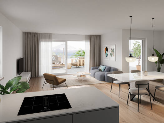 Wohnung zum Kauf - Neubau provisionsfrei als Kapitalanlage geeignet 509.000 € 4 Zimmer 106,1 m² Friedrich-Hecker-Str. 12 Schopfheim Schopfheim 79650