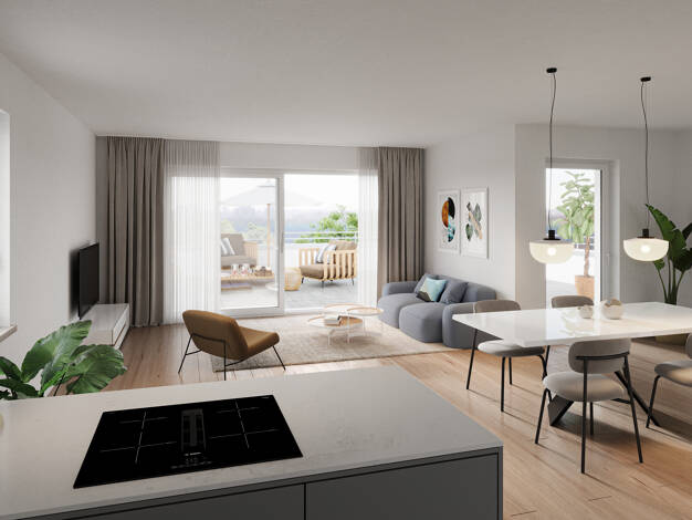 Wohnung zum Kauf - Neubau provisionsfrei als Kapitalanlage geeignet 509.000 € 4 Zimmer 106,1 m² Friedrich-Hecker-Str. 12 Schopfheim 79650