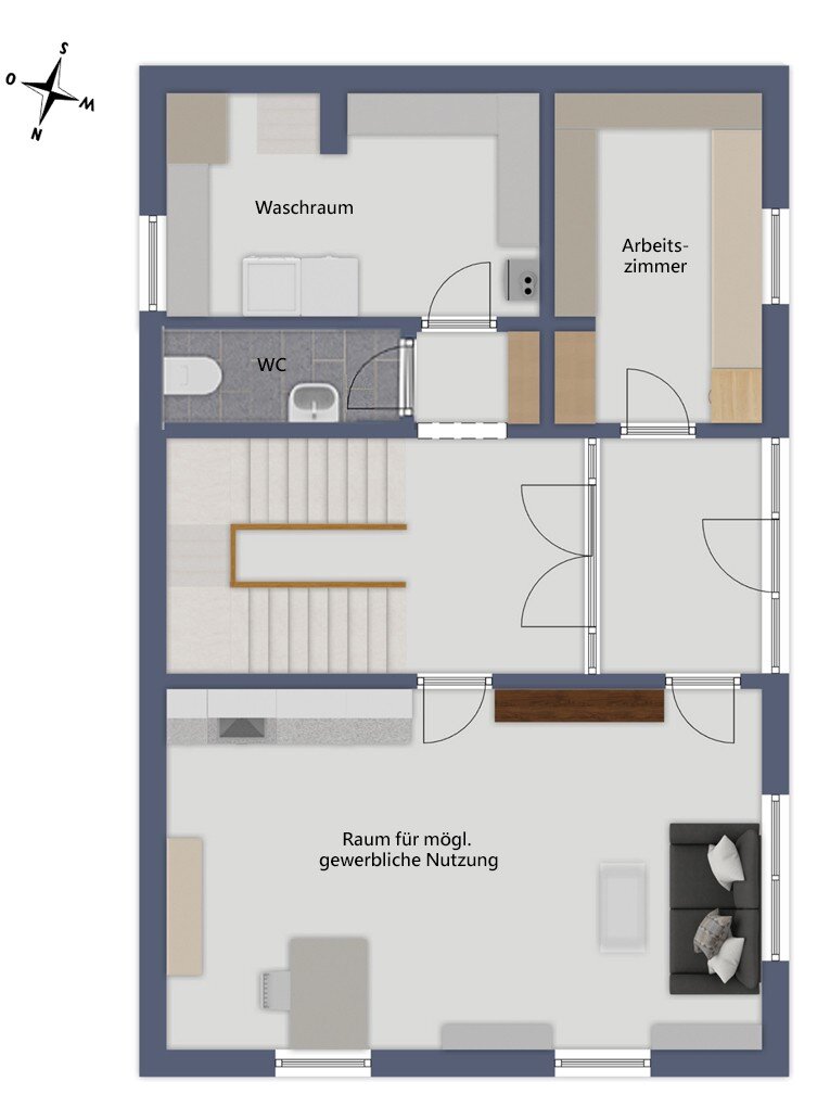 Studio zur Miete 1.500 € 5 Zimmer 161 m²<br/>Wohnfläche Sulzbach Sulzbach am Main 63834