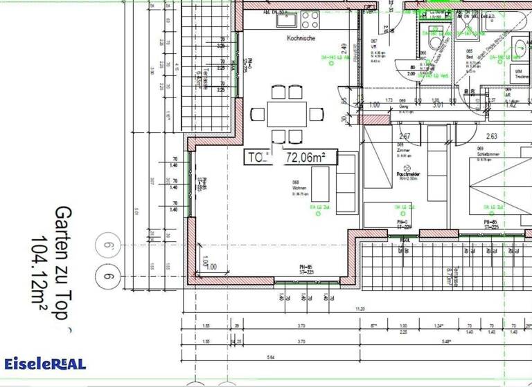 Wohnung zur Miete 1.263 € 3 Zimmer 72,1 m² EG Margarete-Sandhäugl-Straße 5 Strasshof an der Nordbahn 2231
