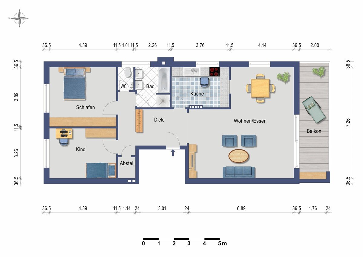 Wohnung zum Kauf 299.000 € 3 Zimmer 105,1 m²<br/>Wohnfläche 1.<br/>Geschoss Hebborn Bergisch Gladbach 51467