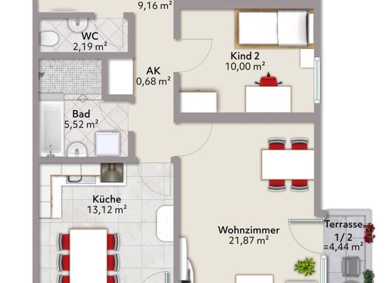 Wohnung zum Kauf 399.000 € 4 Zimmer 94 m² frei ab sofort Kaufering 86916