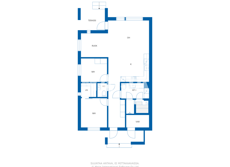 Reihenmittelhaus zum Kauf 399.500 € 3 Zimmer 82,2 m² 1.004 m² Grundstück Lauhatie 38 Vantaa 01300