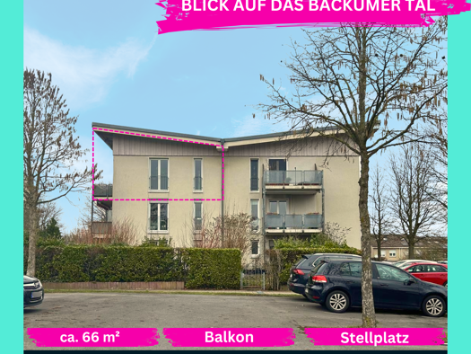 Wohnung zum Kauf 139.000 € 2,5 Zimmer 66 m² 2. Geschoss Stadtmitte Herten 45699