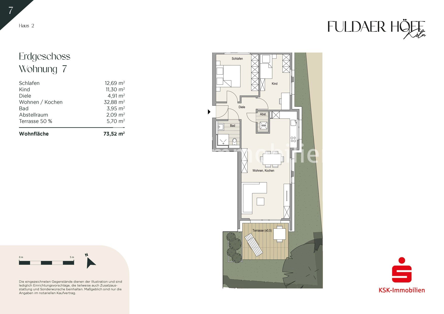 Wohnung zum Kauf 456.000 € 3 Zimmer 73,5 m²<br/>Wohnfläche EG<br/>Geschoss Höhenberg Köln / Höhenberg 51103