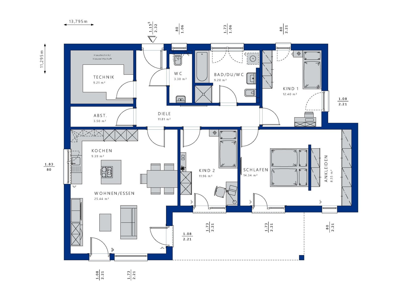 Haus zum Kauf 552.309 € 4 Zimmer 120 m²<br/>Wohnfläche 650 m²<br/>Grundstück Wahlstorf Wahlsdorf 24211