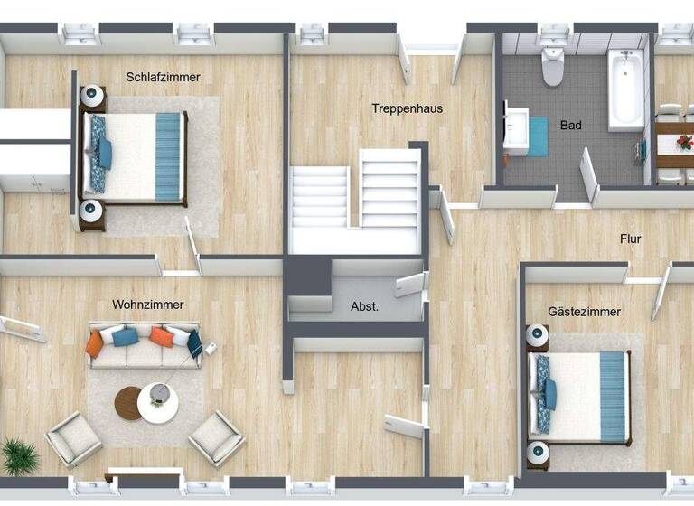 Terrassenwohnung zur Miete 970 € 4 Zimmer 129,3 m² EG frei ab 01.06.2026 Schulstraße 1 c Reichenbach Hörselberg-Hainich 99820
