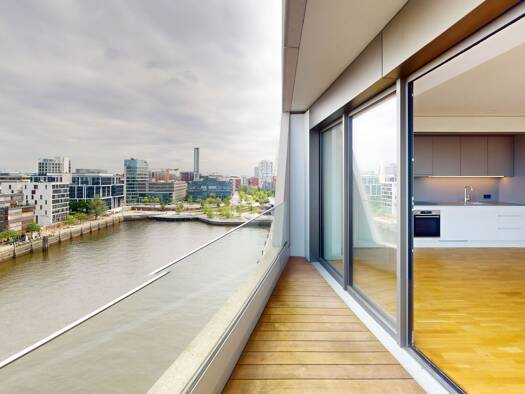 Wohnung zur Miete 3.250 € 3 Zimmer 116,8 m² 2. Geschoss frei ab 01.10.2026 Am Strandkai HafenCity Mitte 20457
