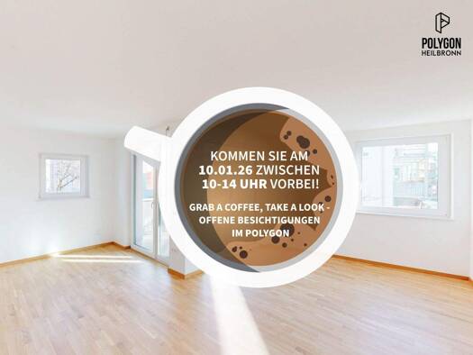 Wohnung zur Miete - Erstbezug 1.155 € 3 Zimmer 80 m² EG Happelstraße 47 Heilbronn 74074