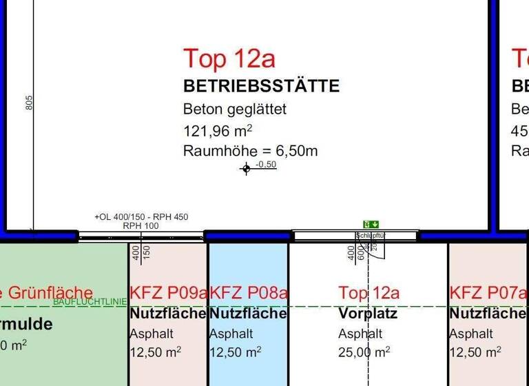 Lagerhalle zur Miete 1.350 € 122 m² Lagerfläche Regau 4844