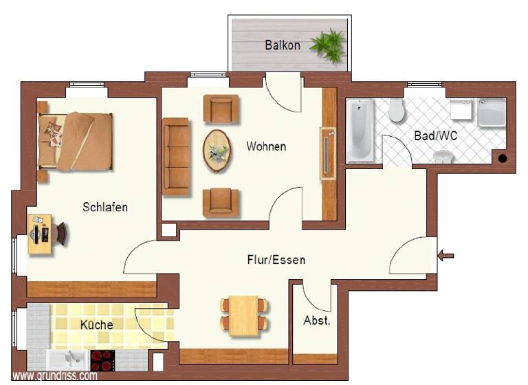 Wohnung zum Kauf 185.000 € 2 Zimmer 71,8 m²<br/>Wohnfläche 1.<br/>Geschoss Laubegast Dresden 01279