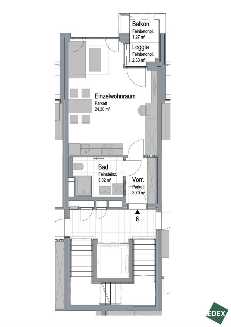 Wohnung zum Kauf 210.000 € 1 Zimmer 33 m²<br/>Wohnfläche 2.<br/>Geschoss Altmannsdorfer Straße Wien 1230