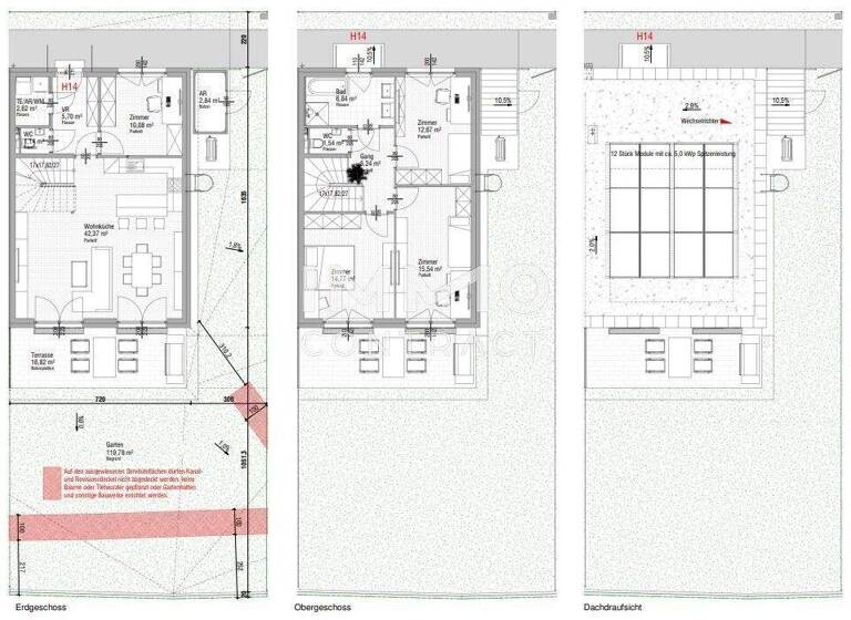 Doppelhaushälfte zur Miete - Erstbezug 957 € 5 Zimmer 118,5 m² frei ab sofort Stoob 7344