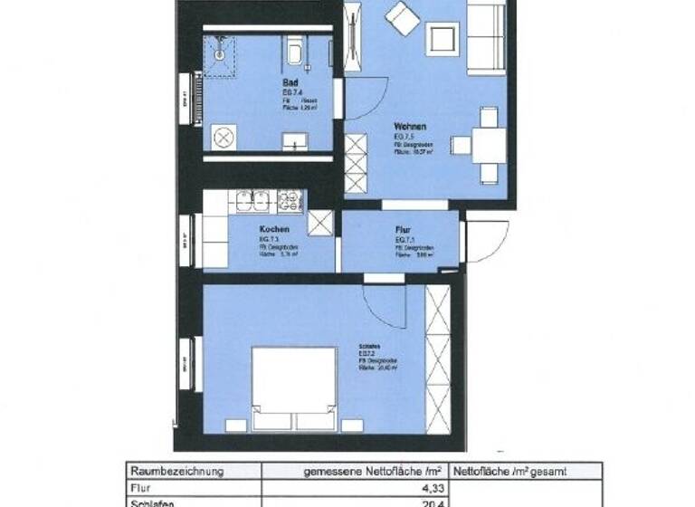 Wohnung zur Miete 585 € 2 Zimmer 58,5 m² Straße der Justiz 2 Meiningen 98617
