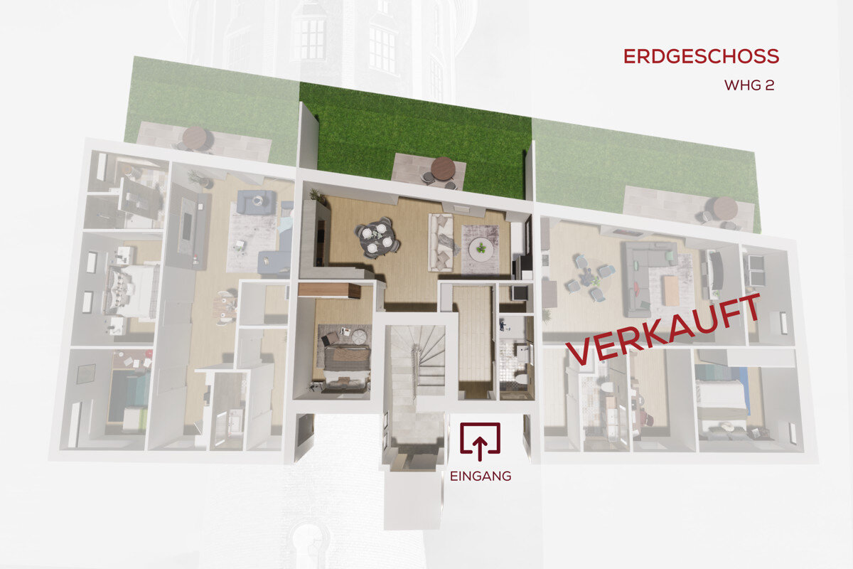 Wohnung zum Kauf 231.000 € 2 Zimmer 57,5 m²<br/>Wohnfläche EG<br/>Geschoss ab sofort<br/>Verfügbarkeit Lingen Lingen 49809