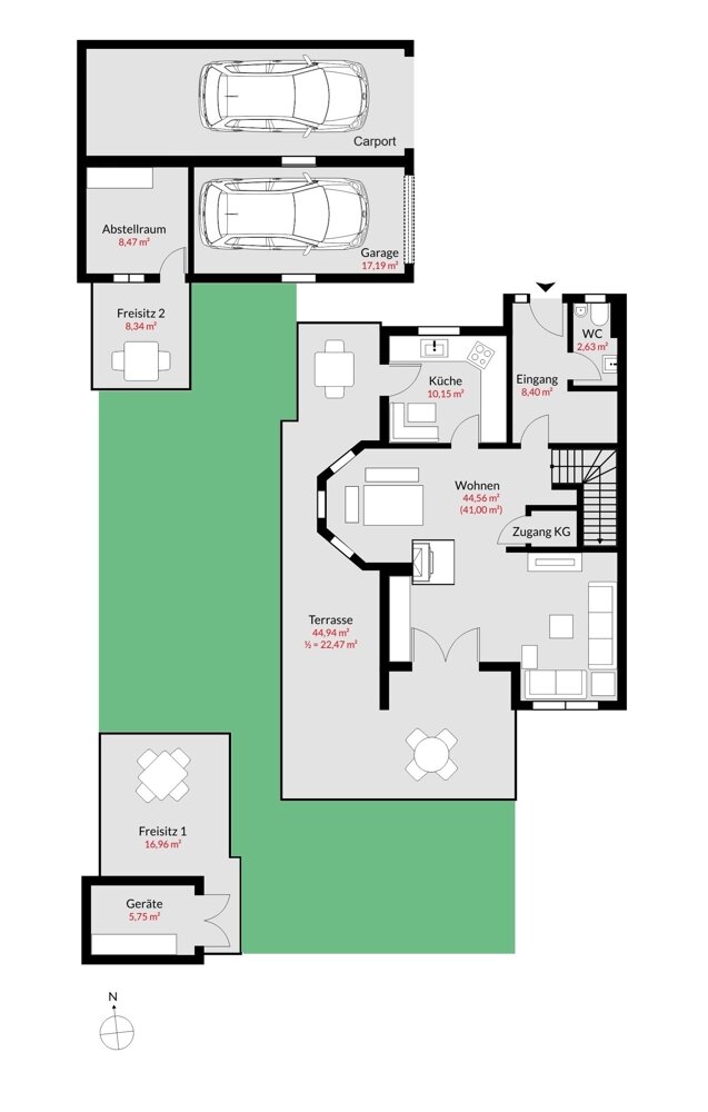 Doppelhaushälfte zum Kauf 899.000 € 5 Zimmer 179 m²<br/>Wohnfläche 446 m²<br/>Grundstück Bruckmühl 83052