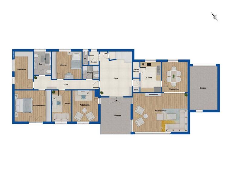Einfamilienhaus zum Kauf 890.000 € 10 Zimmer 270 m² 1.856 m² Grundstück Döhren Hannover 30519