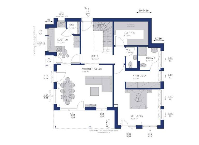Einfamilienhaus zum Kauf provisionsfrei 735.296 € 6 Zimmer 167 m² 1.087 m² Grundstück Waldrach 54320