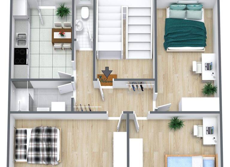 Wohnung zum Kauf 309.000 € 3 Zimmer 76,8 m² Geschoss 3/5 frei ab sofort Silcherstraße 9 Stadtmitte Neu-Ulm 89231