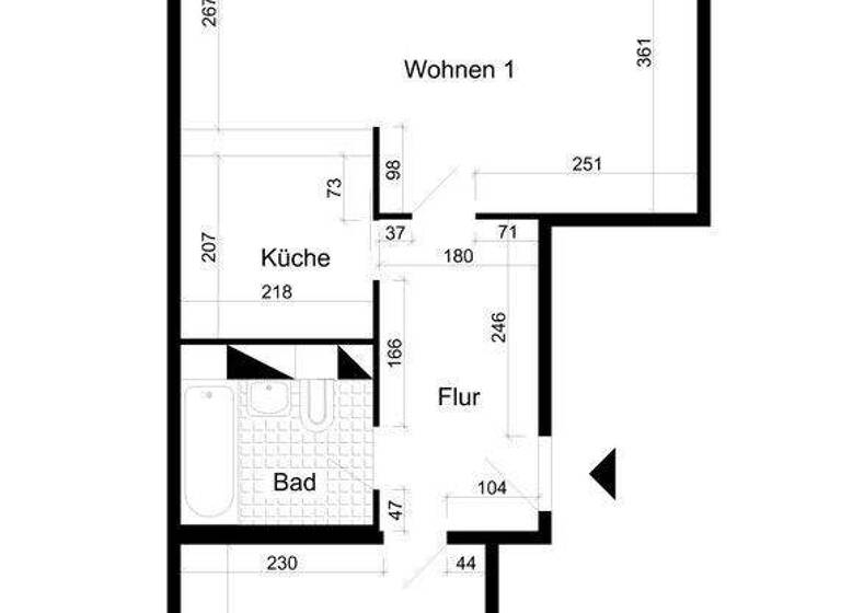 Wohnung zur Miete 325 € 2 Zimmer 48,3 m² 1. Geschoss frei ab 01.03.2026 Ferdinand-von-Schill-Str. 25 Sudenburg Magdeburg 39116
