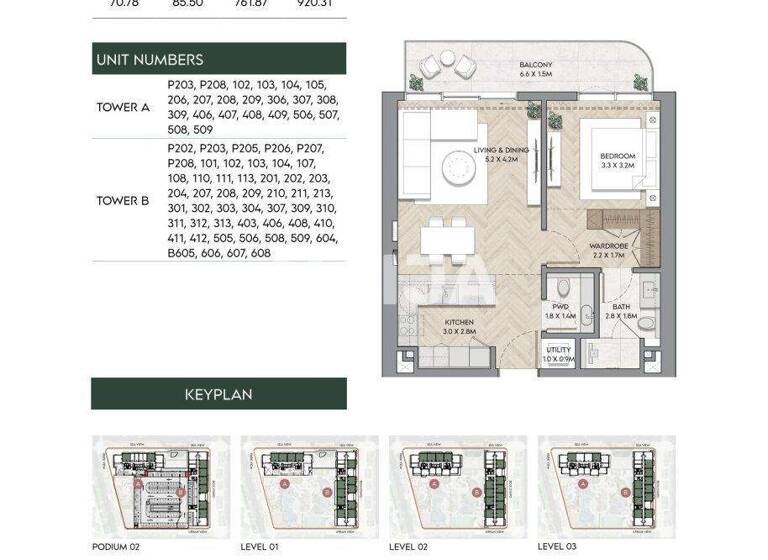 Studio zum Kauf 188.000 € 1 Zimmer 30 m² 1. Geschoss Ras Al Kaimah, Ras Al Khaimah Ras al-Khaimah 71101