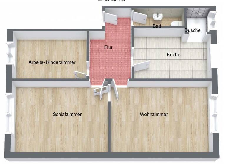 Wohnung zum Kauf 280.000 € 4 Zimmer 78 m²<br/>Wohnfläche Bad Cannstatt Stuttgart 70374