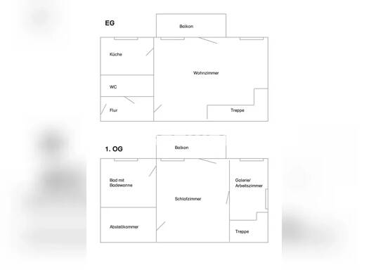 Maisonette zur Miete Tauschwohnung 1.000 € 2,5 Zimmer 82 m² EG Nördliche Innenstadt Potsdam 14467