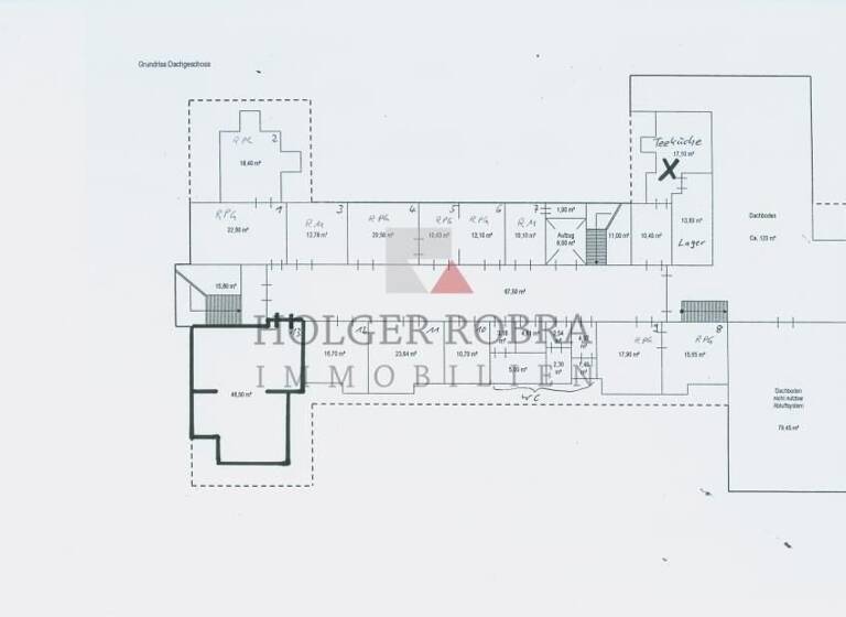 Büro zur Miete 315 € 5 Zimmer 48,5 m² Bürofläche Karl-Marx-Straße 30 Salzwedel 29410