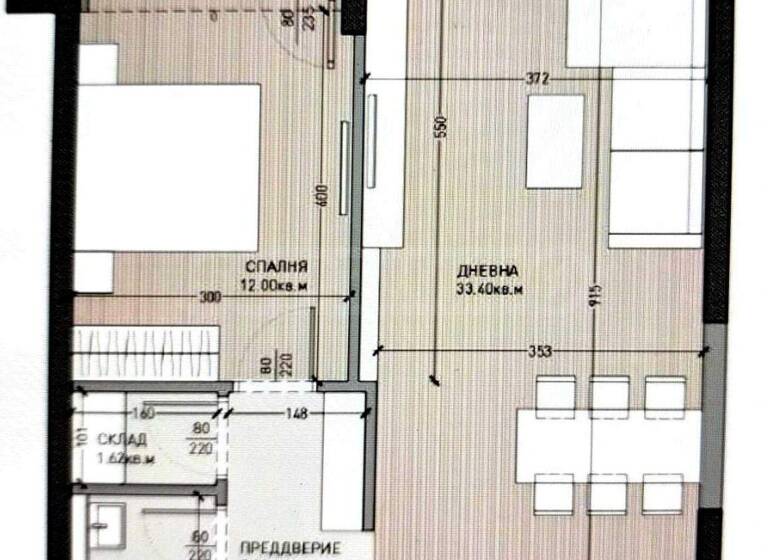 Studio zum Kauf 231.000 € 2 Zimmer 82,4 m² Sofia