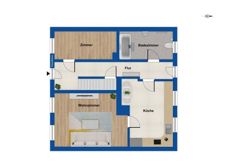 Reihenmittelhaus zum Kauf provisionsfrei 96.300 € 6 Zimmer 110 m² 186 m² Grundstück Bernburg 06406