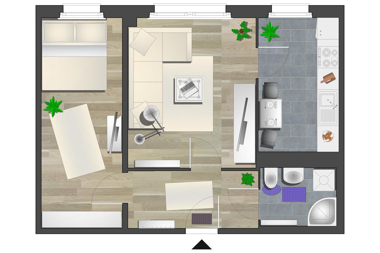 Wohnung zur Miete 258 € 2 Zimmer 45,7 m²<br/>Wohnfläche 6.<br/>Geschoss Max-Opitz-Str. 2 Hutholz 645 Chemnitz 09123