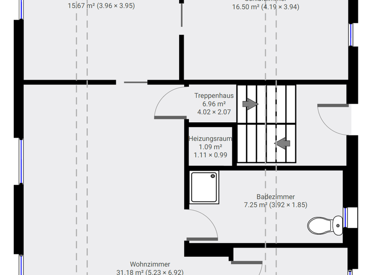 Wohnung zur Miete 375 € 1 Zimmer 51 m² Geschoss 2/3 frei ab sofort Weißenfels 06667