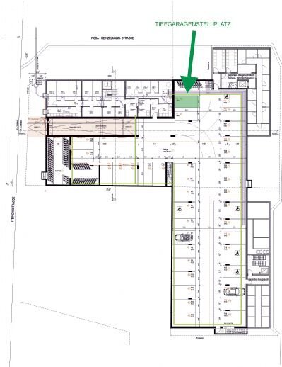 Tiefgaragenstellplatz zur Miete provisionsfrei 90 € Rosa-Heinzelmann-Str. 17 / Steingaustraße Mitte - West Kirchheim unter Teck 73230