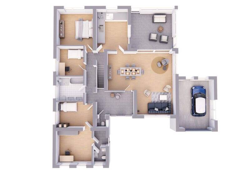 Einfamilienhaus zum Kauf provisionsfrei 399.000 € 5 Zimmer 158,4 m² 971 m² Grundstück Höngen Selfkant 52538