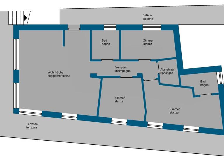 Wohnung zum Kauf - Erstbezug 560.000 € 3 Zimmer 124 m² frei ab sofort Levico Terme