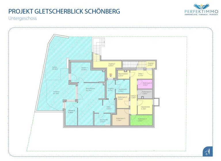 Wohnung zum Kauf - Erstbezug 354.000 € 2 Zimmer 45,5 m² Schönberg im Stubaital 6141