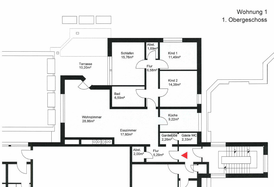 Wohnung zur Miete 1.320 € 4 Zimmer 127,2 m²<br/>Wohnfläche Hörstkamp Rheine 48431