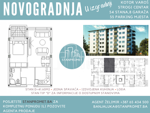 Wohnung zum Kauf 39.349 € 2 Zimmer 2. Geschoss Banjalucka regija 78223