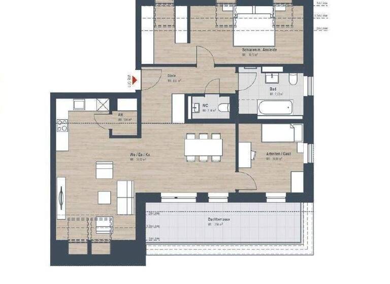 Wohnung zum Kauf - Erstbezug provisionsfrei 638.354 € 3 Zimmer 92,3 m² 3. Geschoss Volkacher Straße 52 Großgründlach Nürnberg 90427