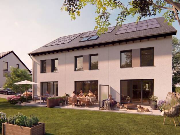 Reihenendhaus zum Kauf - Neubau 519.900 € 5,5 Zimmer 122 m² 235 m² Grundstück Effeltrich Effeltrich 91090